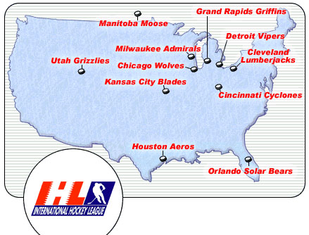 IHL Teams in season 2000-2001