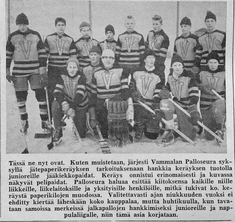 Ampiaispaidat esitteill� Tyrviksess� 27.1.1962