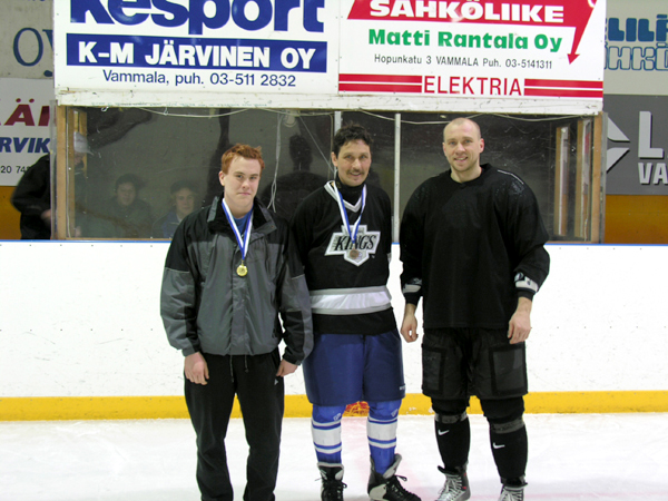 Kev��n 2007 mitalisteja Kaitsun kanssa!