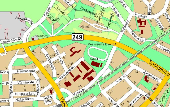 Kaupungin opaskartta