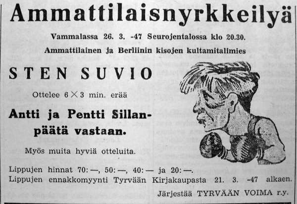 Tyrv��l�isi� ly�tiin Seukulla Voiman j�rjest�m�ss� illassa!