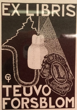 Vanhemman Blummin Ex-Libris